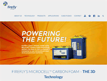 Tablet Screenshot of fireflyenergy.com